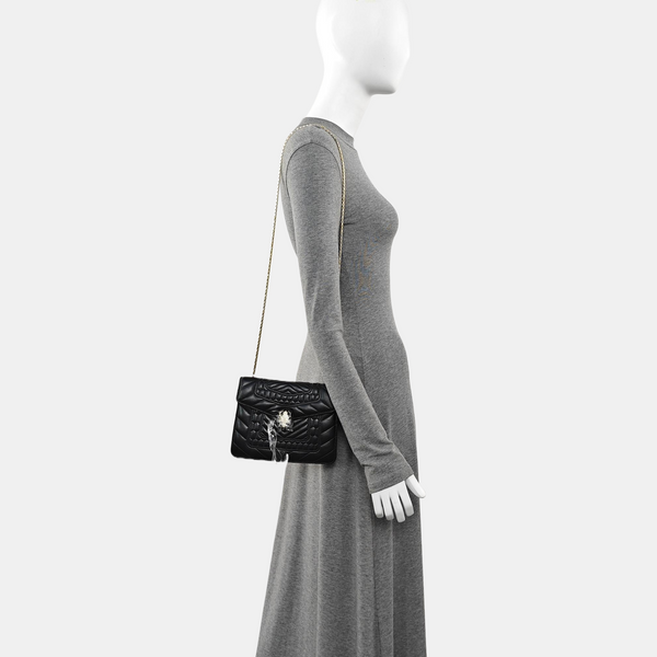 SERPENTI FOREVER Quilted Lambskin Black
