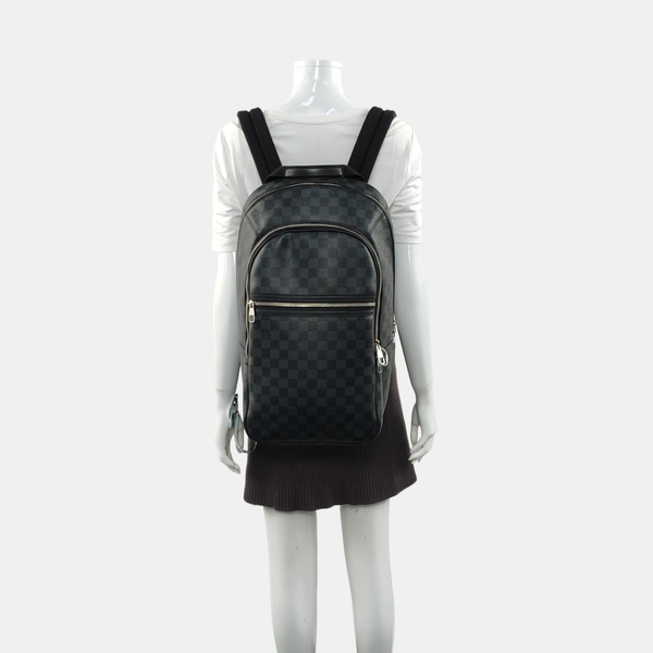 Damier Graphite Coated Canvas Backpack Black
