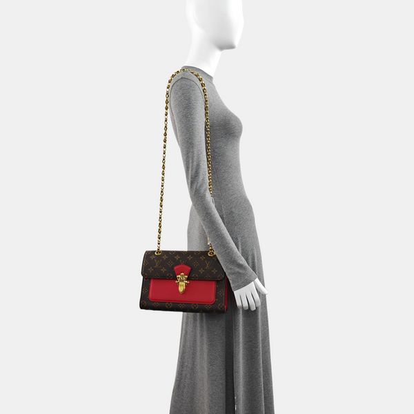 VICTOIRE Monogram Coated Canvas Brown