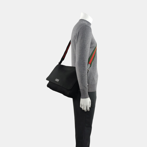 Canvas Shoulder Bag Black