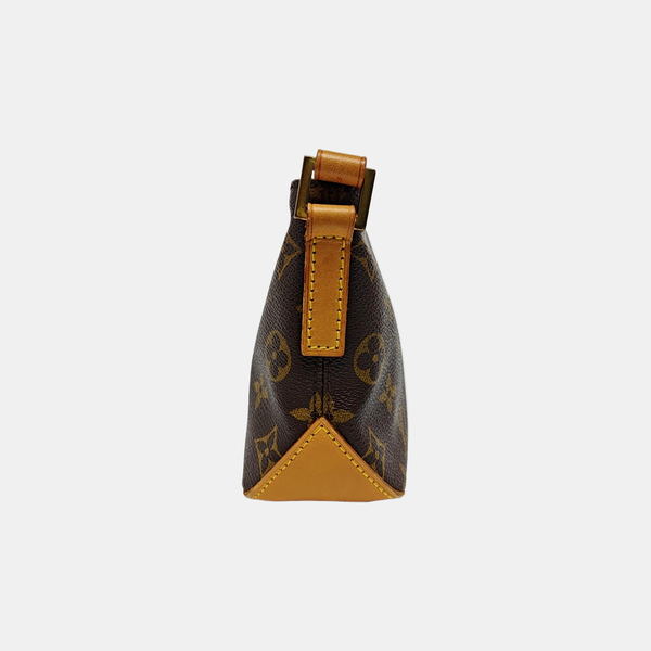 TROTTER Monogram Coated Canvas Brown