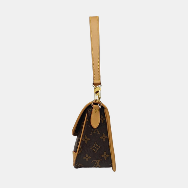 DIANE Monogram Coated Canvas Brown