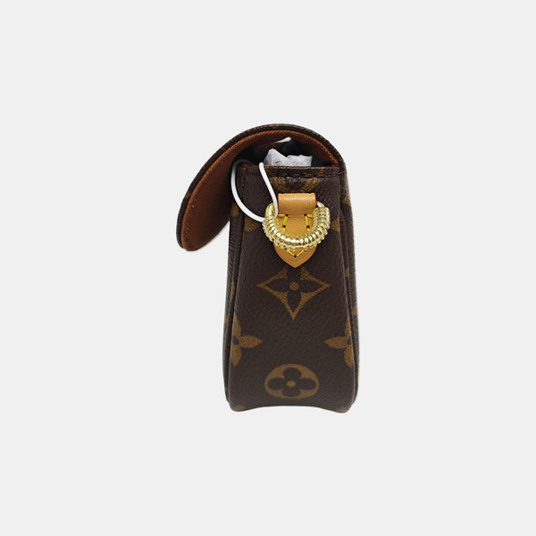 IVY Monogram Coated Canvas Brown