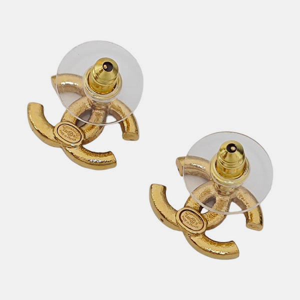 Metal Gold Stud Earrings