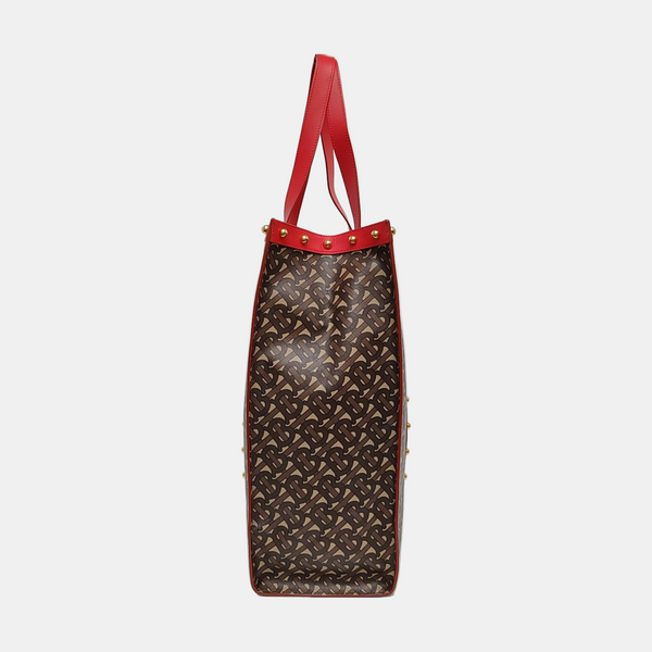 Coated Canvas Tote Bag Multicolor