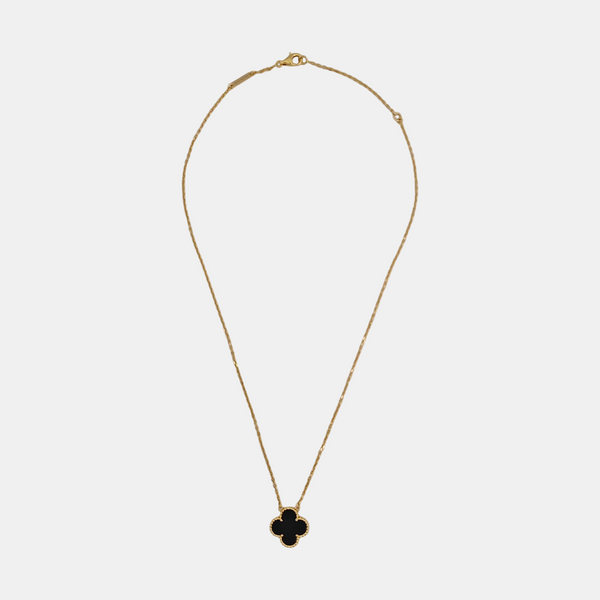 Vintage Alhambra 18k Gold Necklace