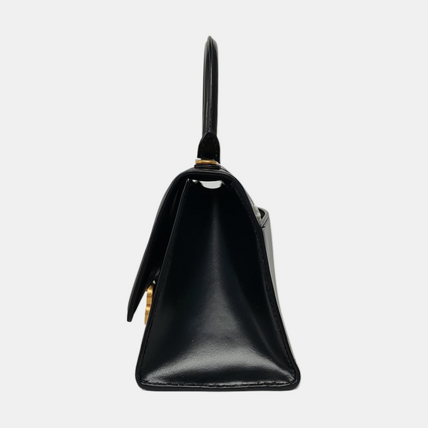 Hourglass S Calfskin Black