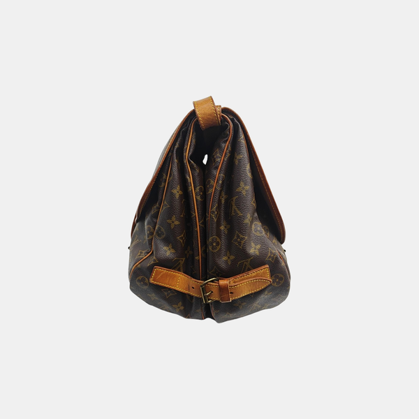 SAUMUR 43 Monogram Coated Canvas Brown