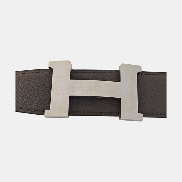 Leather Belt Gray
