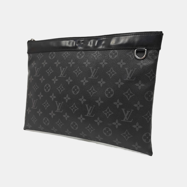 DISCOVERY Monogram Coated Canvas Black
