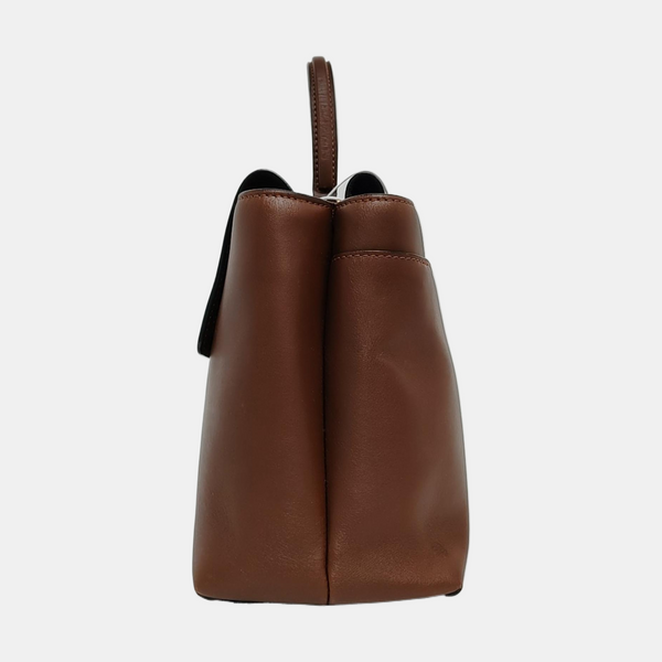 Leather Shoulder Bag Brown