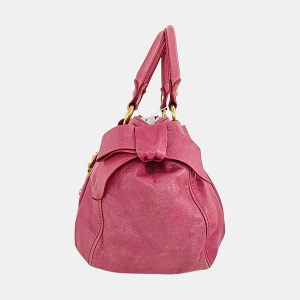 Miu Coffer Calfskin Red