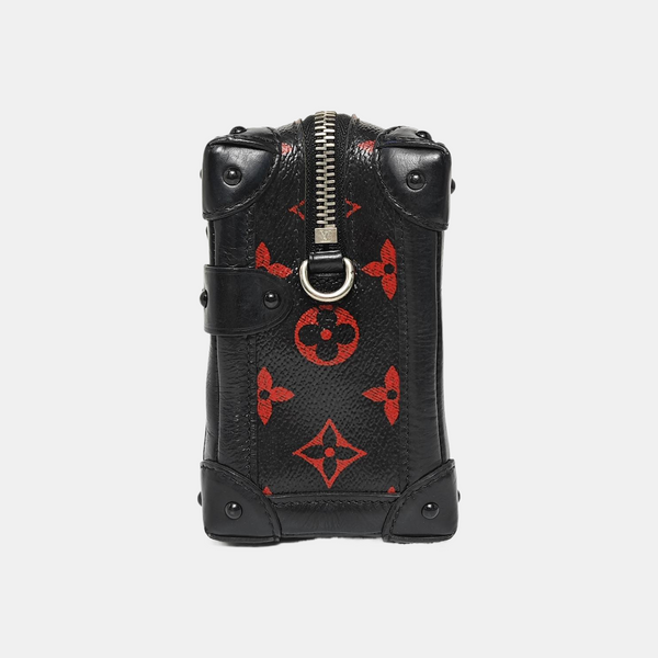 PETITE MALLE Monogram Coated Canvas Black
