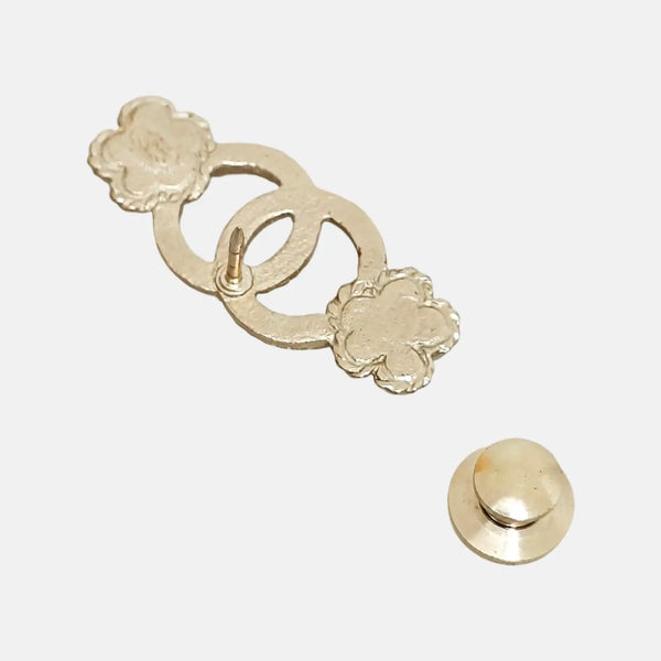 Metal Gold Brooch