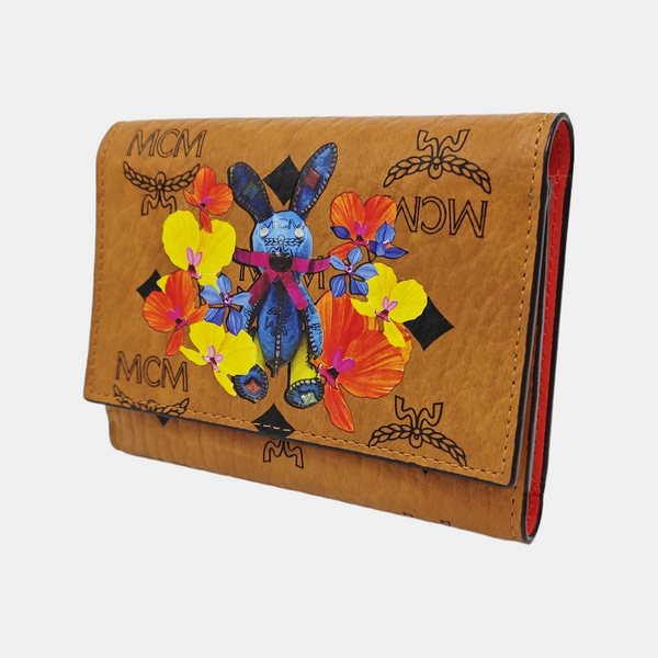Monogram Coated Canvas Wallet Brown