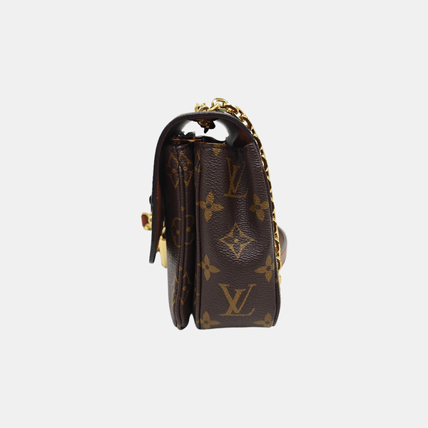 MARCEAU Monogram Coated Canvas Brown