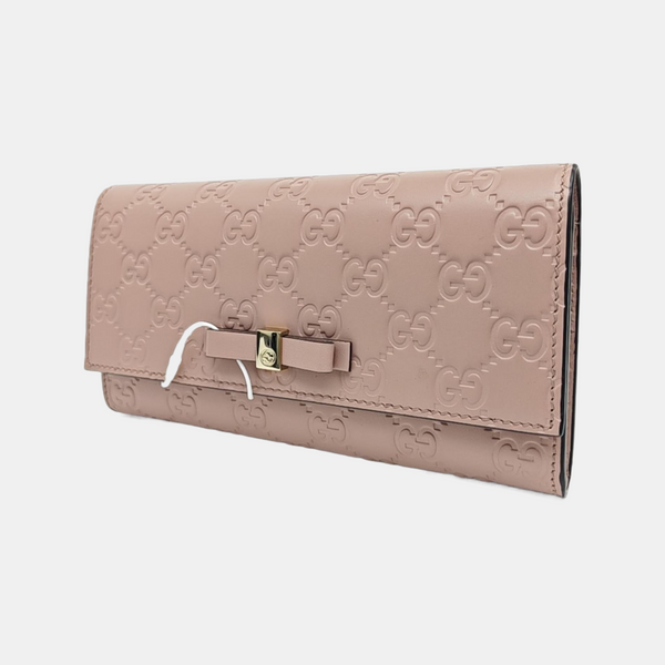 Monogram Calfskin Wallet Pink