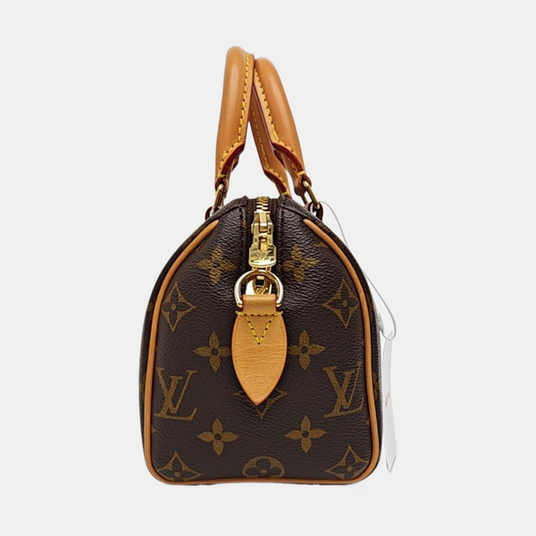 SPEEDY 20 Monogram Coated Canvas Brown