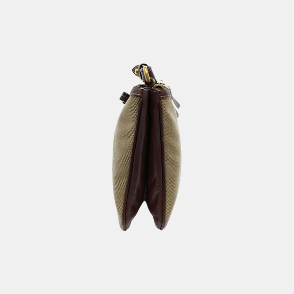Canvas Shoulder Bag Beige