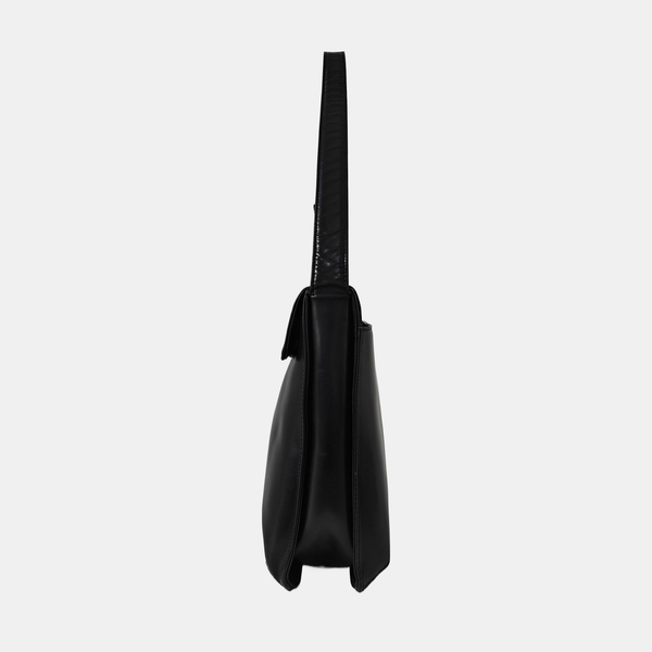 Calfskin Shoulder Bag Black