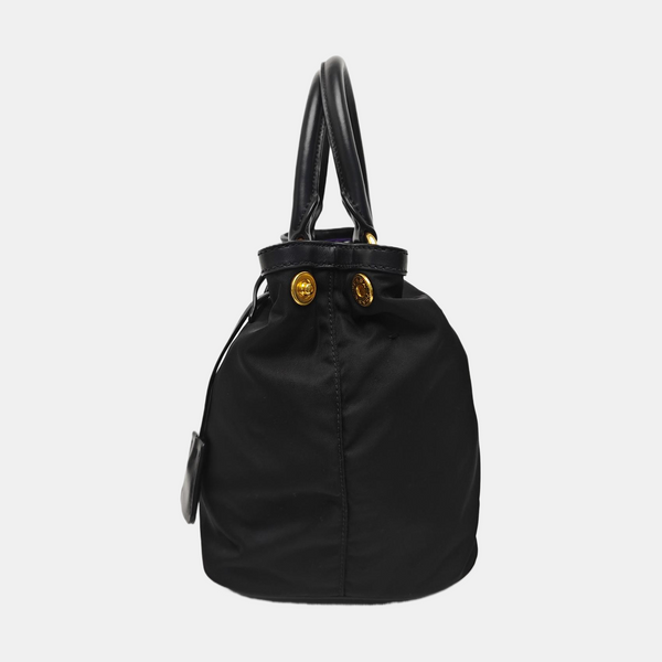 Nylon Shoulder Bag Black