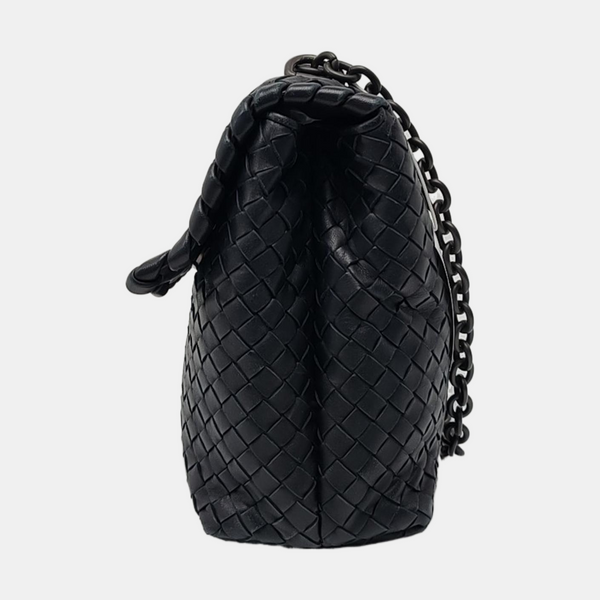 Fold Medium Lambskin Black
