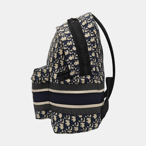 Diortravel Oblique Canvas Blue