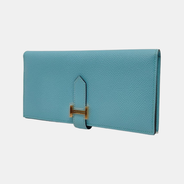 Bearn Medium Epsom Blue Wallet