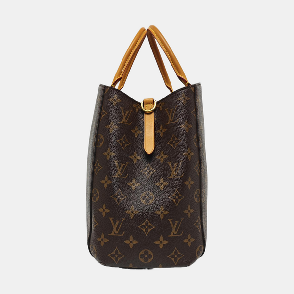 MONTAIGNE GM Monogram Coated Canvas Brown