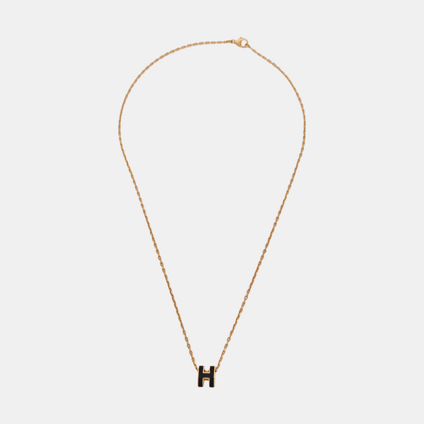 Pop H Metal Rose Gold Necklace