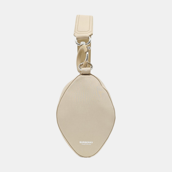 Canvas Top Handle Bag Small Beige