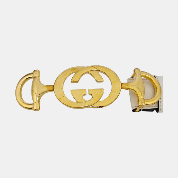 Leather Belt White