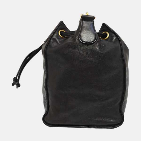 Calfskin Bucket Bag Brown