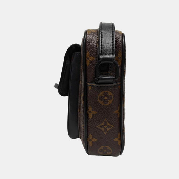 CHRISTOPHER Monogram Coated Canvas Brown