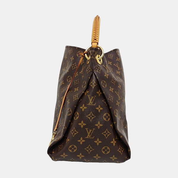 ARTSY MM Monogram Coated Canvas Brown
