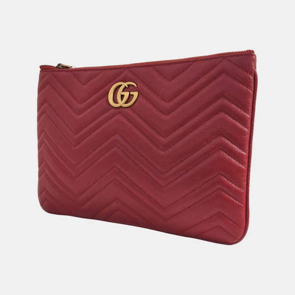 Quilted Calfskin Red
