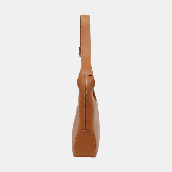 Clasp Hobo Medium Calfskin Brown