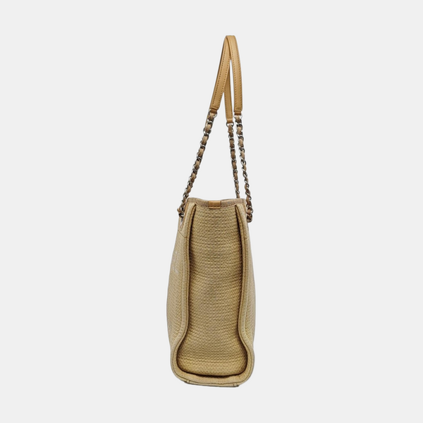 Authenticated pre-owned DEAUVILLE Canvas Beige - Tote Bag at Looply