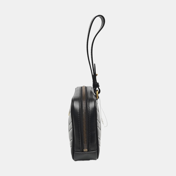 GG Marmont Small Quilted Calfskin Black