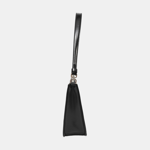 Calfskin Top Handle Bag Mini Black