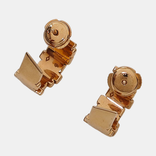 Gem Dior 18k Rose Gold Stud Earrings