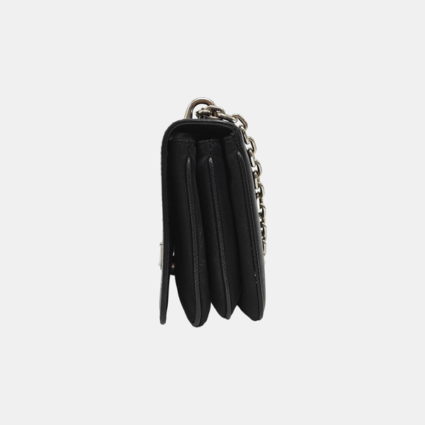 Calfskin Shoulder Bag Black
