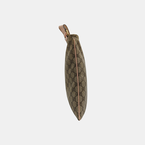 Monogram Coated Canvas Shoulder Bag Beige