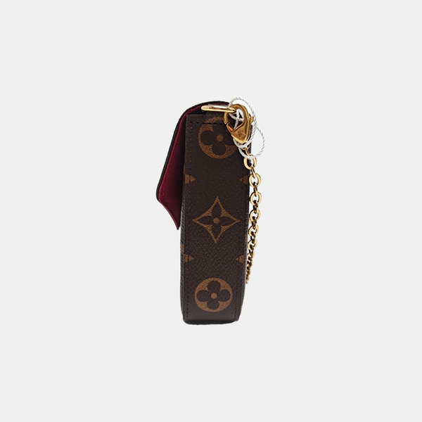 FÉLICIE Monogram Coated Canvas Brown