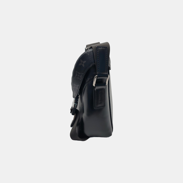 VOYAGER PM Monogram Coated Canvas Black