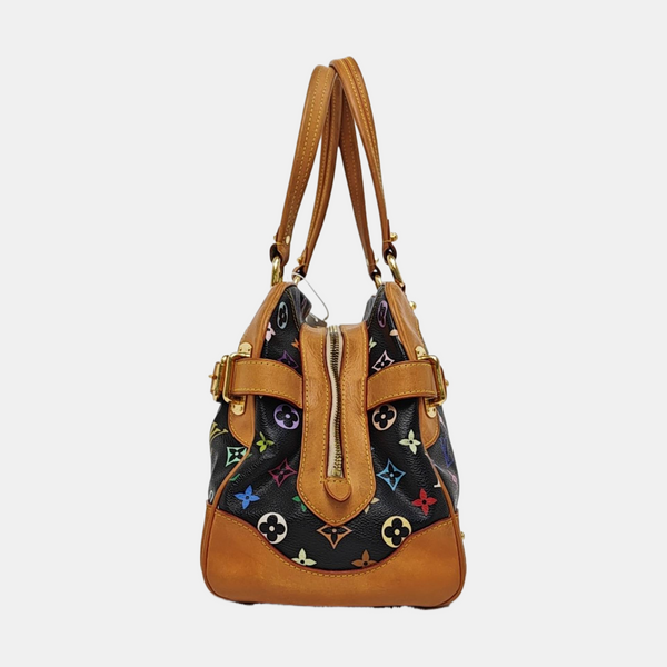 LV × TM CLAUDIA Monogram Coated Canvas Black