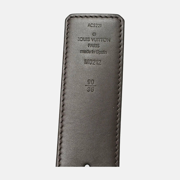 Coated Canvas Belt Brown