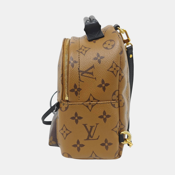 PALM SPRINGS Mini Monogram Coated Canvas Beige