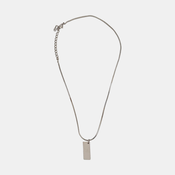 Trotter 2 Metal Silver Necklace