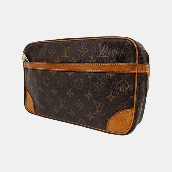 COMPIEGNE Monogram Coated Canvas Brown